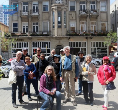 Tel Aviv tour of the project group